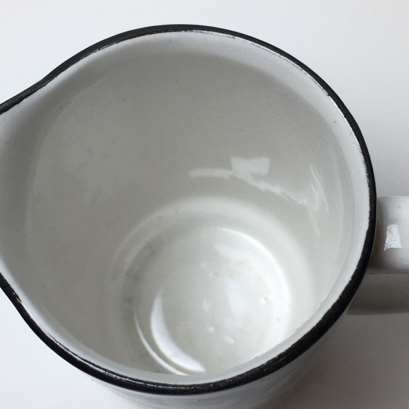 Very Small 60s - 70s Holt Howard Creamer HH 7219 Blue Cone Flower Hand Painted - Picture 6 of 13